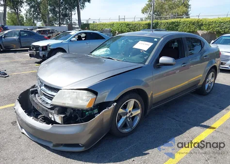 2012 Dodge Avenger Sxt Plus из США, поврежденный, VIN 1C3CDZEG6CN325811